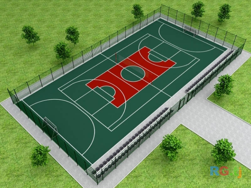 Укладка резинового покрытия в Таджикистане