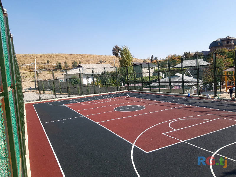 Укладка резинового покрытия в Таджикистане